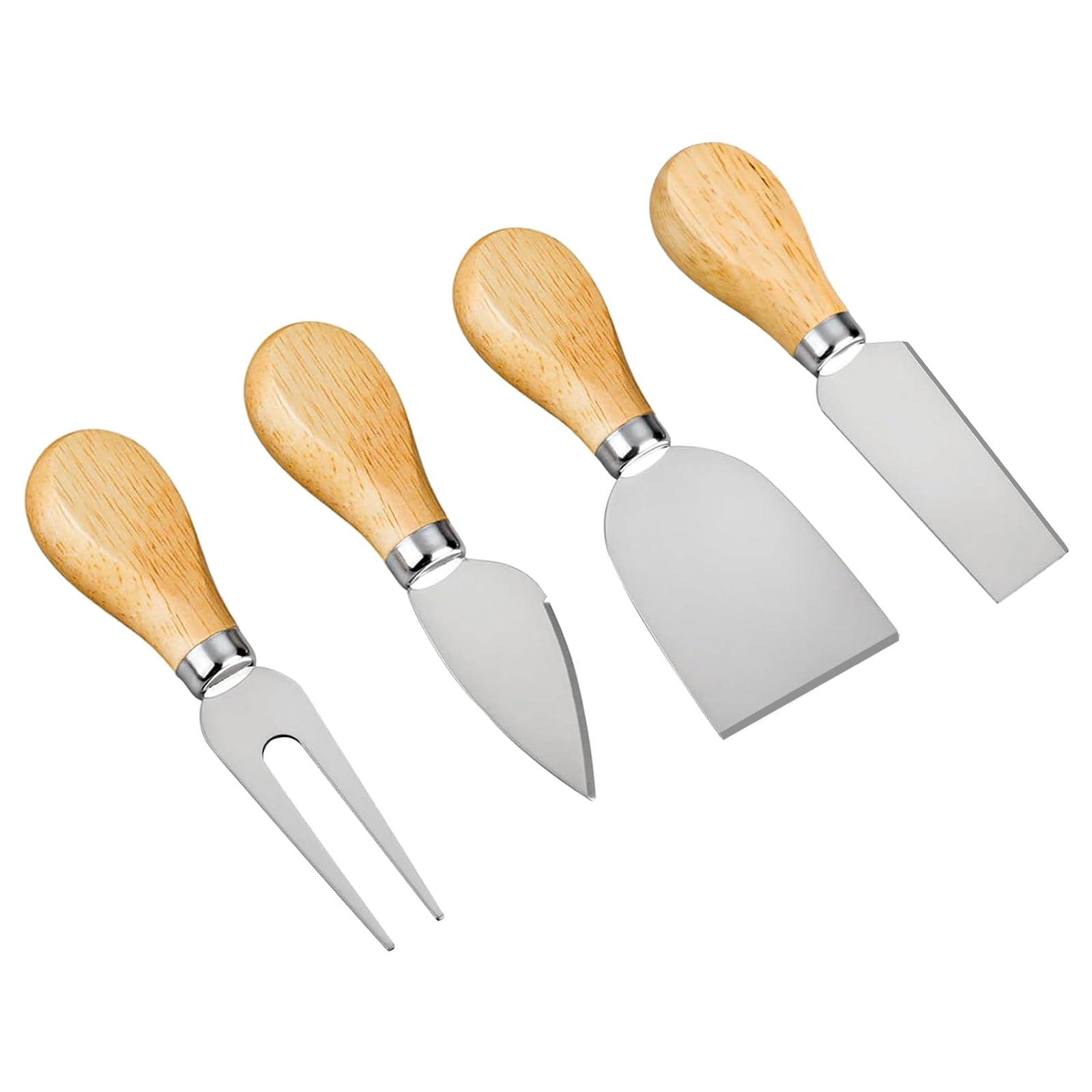 4-Piece Unique Cheese Knife Set  Stainless Steel Charcuterie Knives –  Vistal Supply