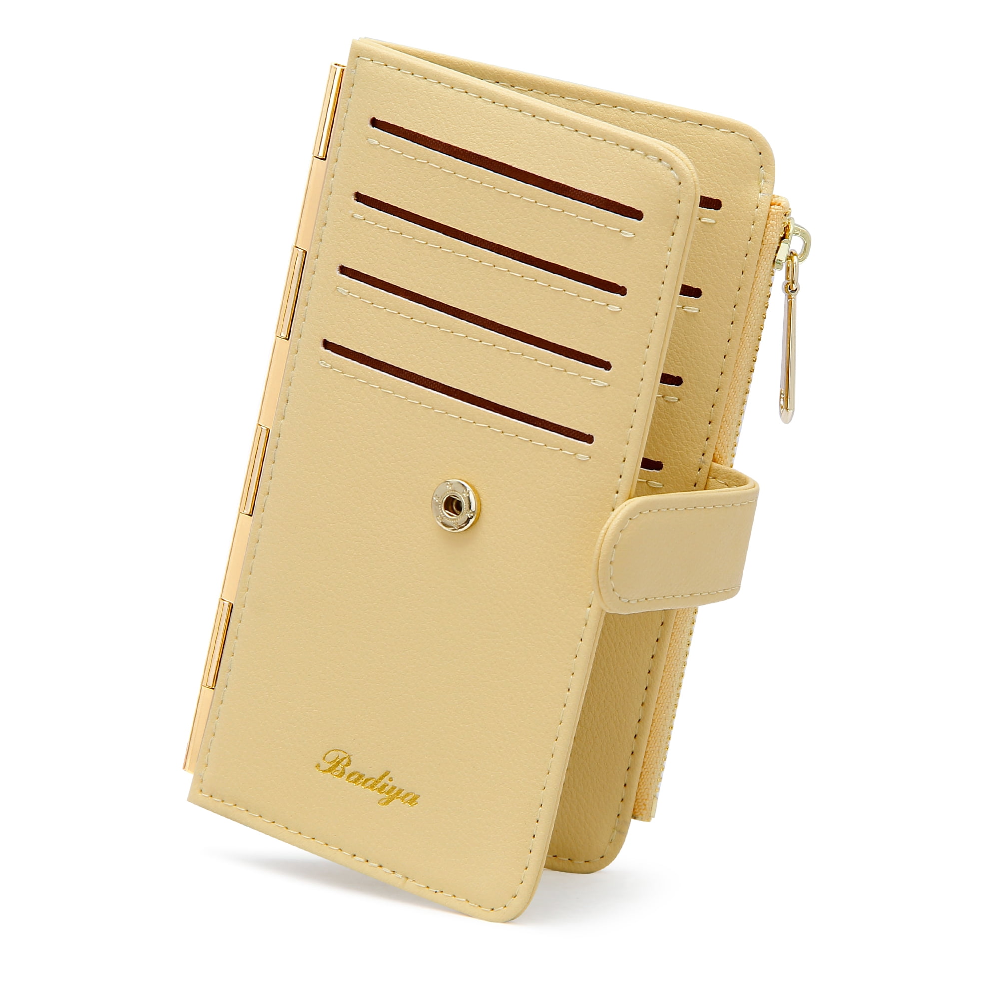 Portafoglio Donna Mini In Pelle Scamosciata, RFID, Marrone - Foto 3