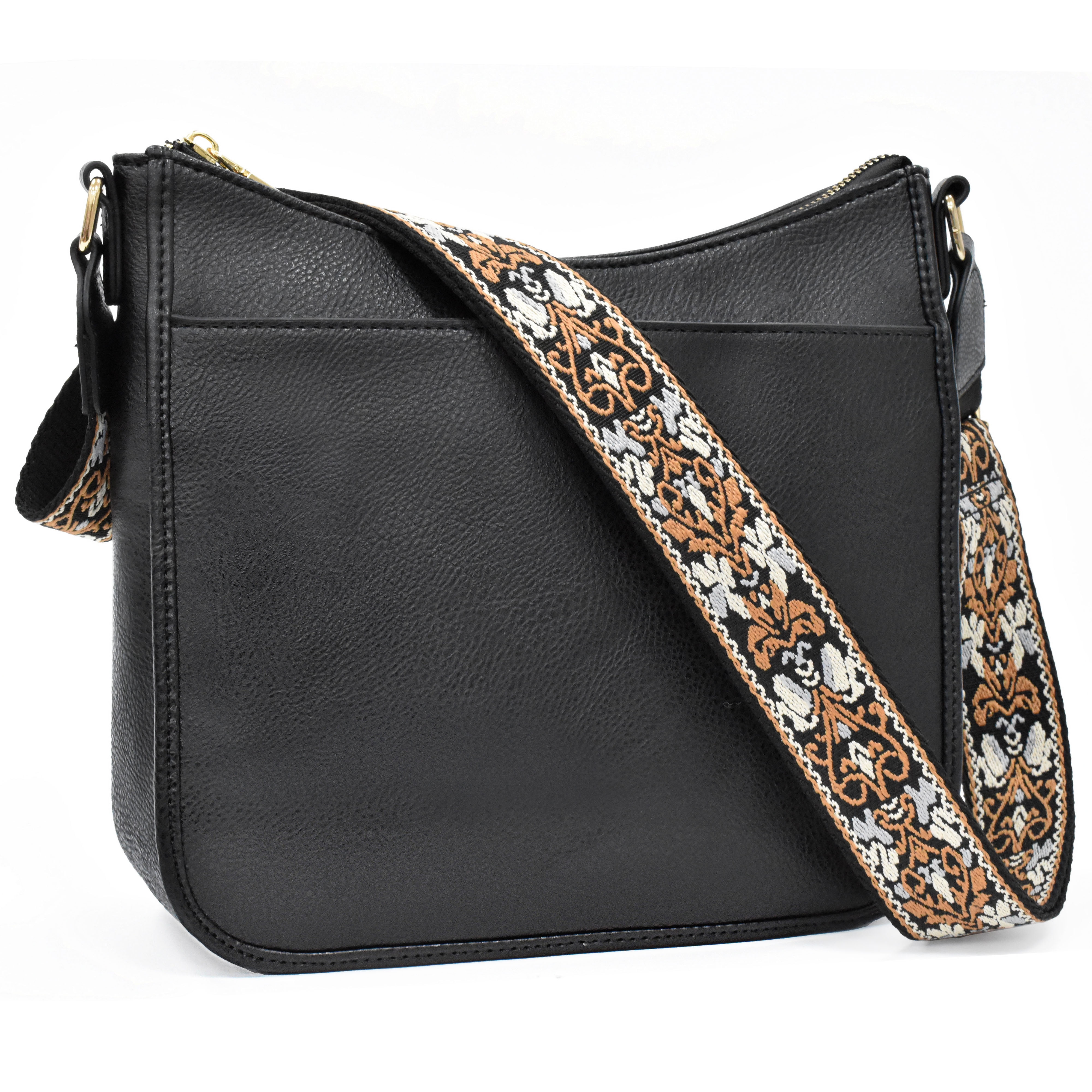 Badiya Crossbody Bags for Women Trendy Vegan Leather Hobo Handbags With Adjustable Strap Shoulder Bucket Bags