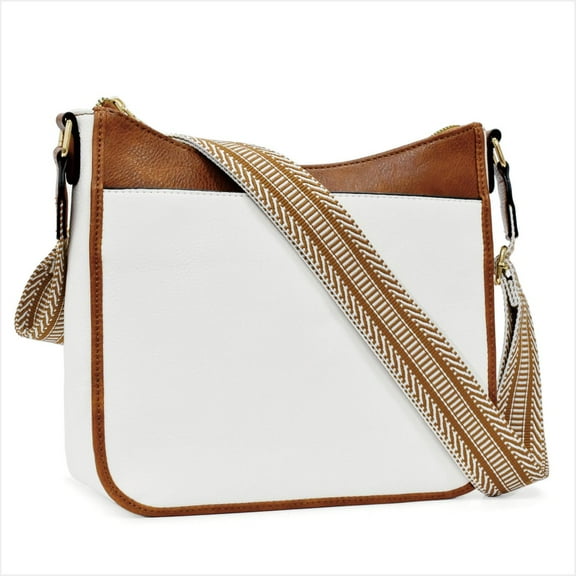 Badiya Crossbody Bags for Women Trendy Vegan Leather Hobo Handbags With Adjustable Strap Shoulder Bucket Bags