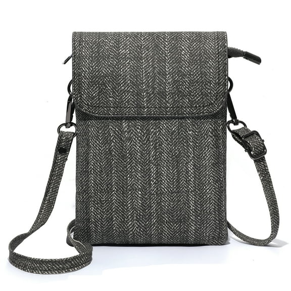 Badiya Leather Small Crossbody Bags For Women Designer Cell Phone Bag Wallet Purses With Adjustable Strap