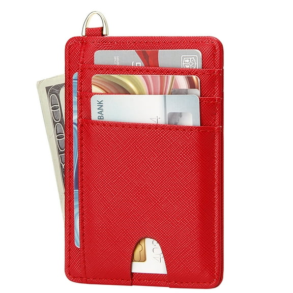 Badiya Slim Minimalist Front Pocket RFID Blocking Men & Women Card Holder Card Case