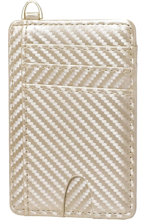 Slim Minimalist Front Pocket RFID Blocking Men & Women Card Holder Card Case