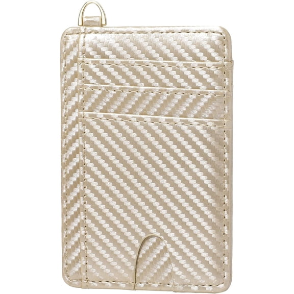 Badiya Slim Minimalist Front Pocket RFID Blocking Men & Women Card Holder Card Case