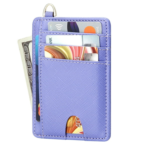 Badiya Slim Minimalist Front Pocket RFID Blocking Men & Women Card Holder Card Case