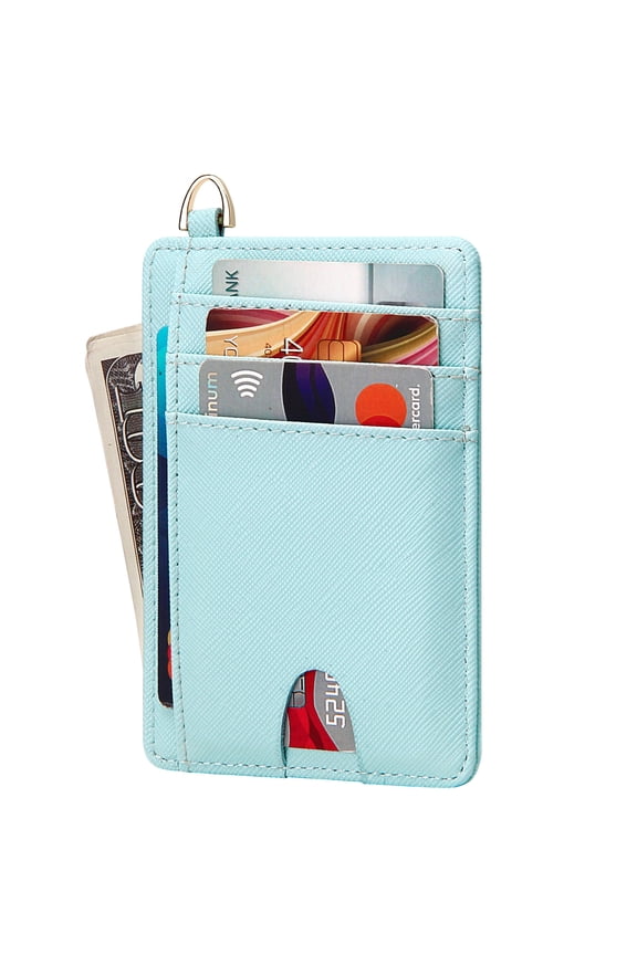 Slim Minimalist Front Pocket RFID Blocking Men & Women Card Holder Card Case
