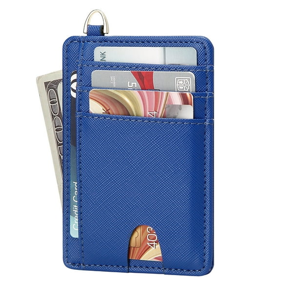 Badiya Slim Minimalist Front Pocket RFID Blocking Men & Women Card Holder Card Case