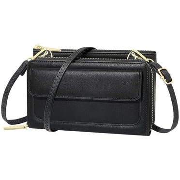 Badiya Small Crossbody Bag for Women Cell Phone Wallet Purse Mini Shoulder Handbags with Card Slots