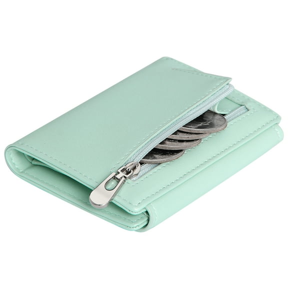 Badiya Small Wallet for Women with Zipper Coin Pocket RFID Blocking Credit Card Holder