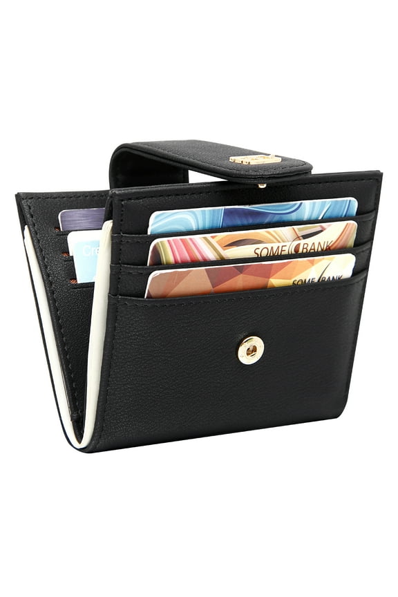 Women Small Wallets And Women Slim Bifold Credit Card Holder Minimalist Zipper Coin Pocket