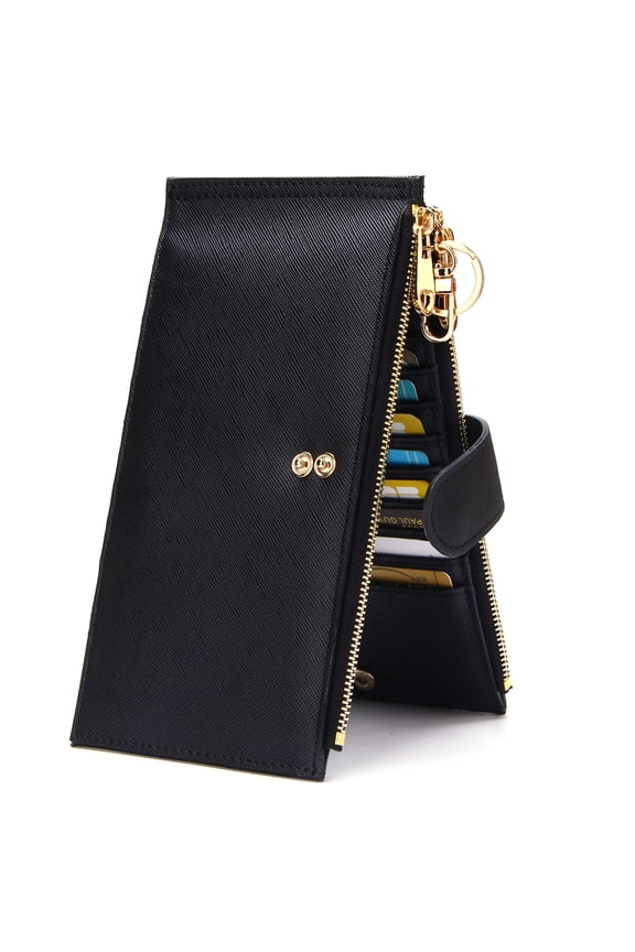 Women Wallets RFID Blocking Large Capacity Slim Bifold Multi Card Case Organizer with Zipper Pocket Gift Box