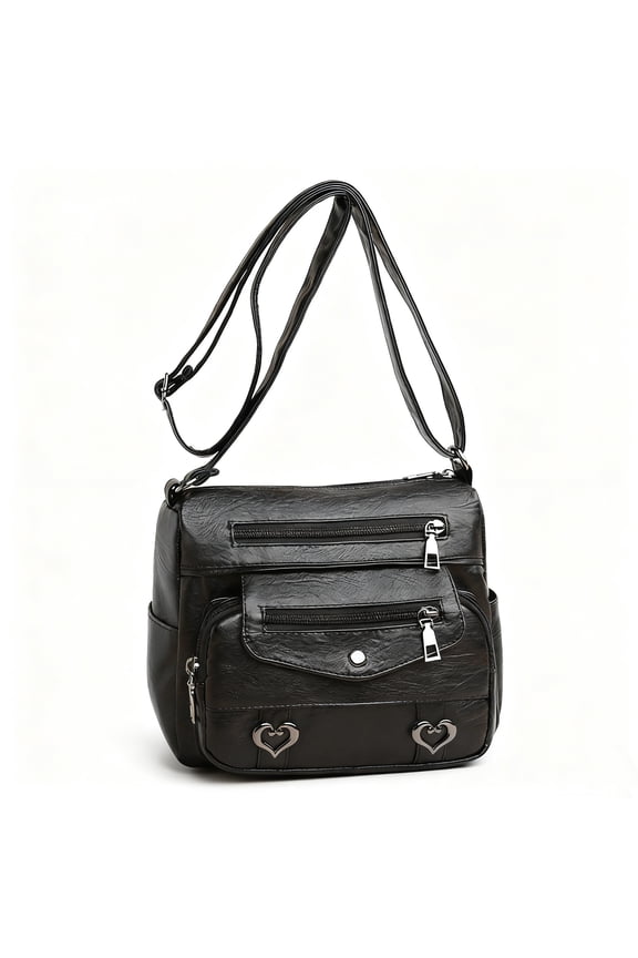Women's Soft Leather Shoulder Bags Classic Casual Crossbody Bag for Female Purses for Women Leather Tote Bag for Women