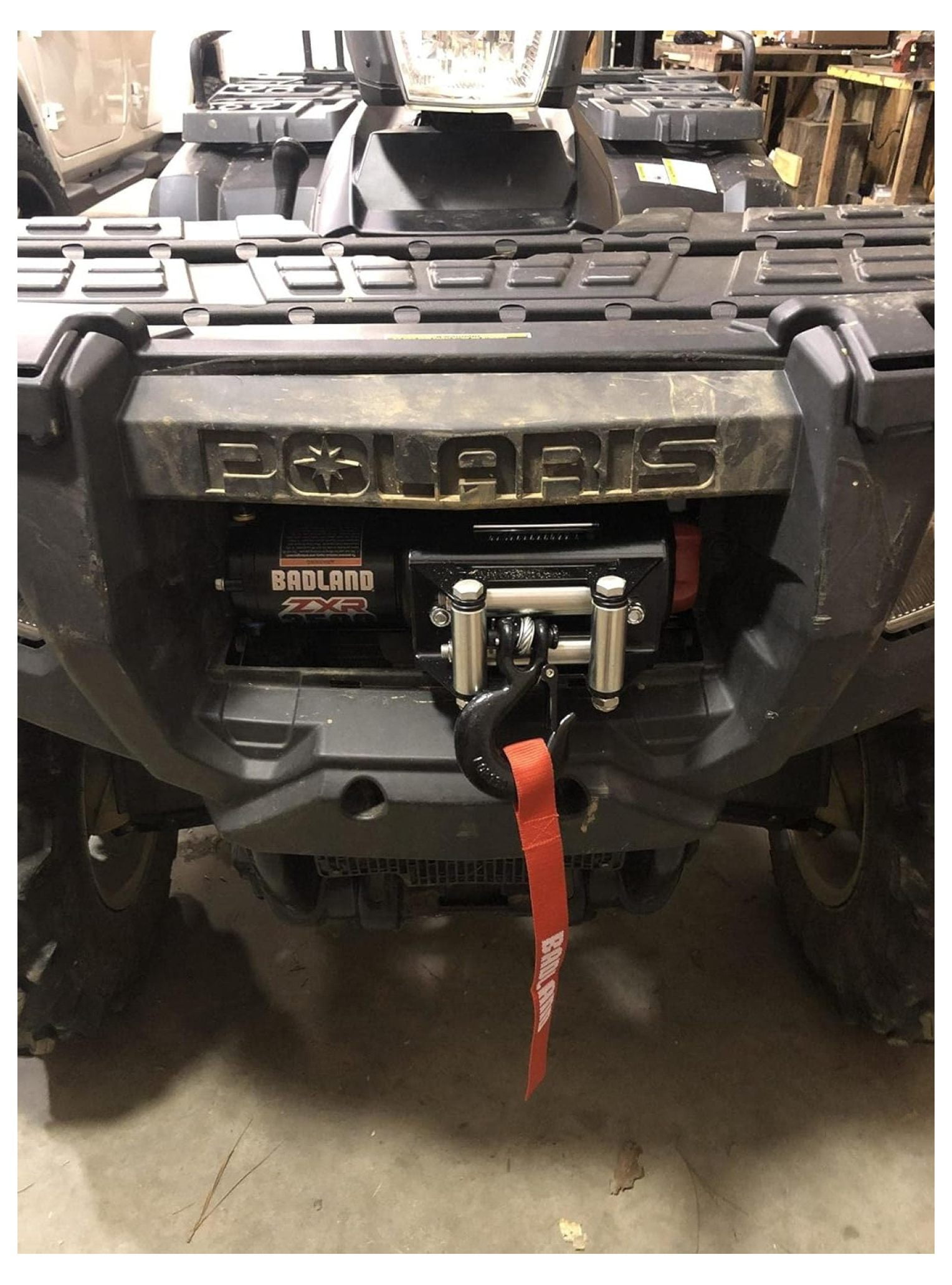 Badland 3500 Lb. ATV Powersport 12V Winch with Automatic LoadHolding