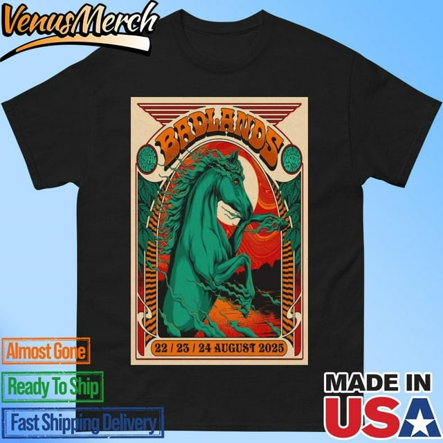 Badlands Festival Poster Show August 22 23 24 2025 Down South The