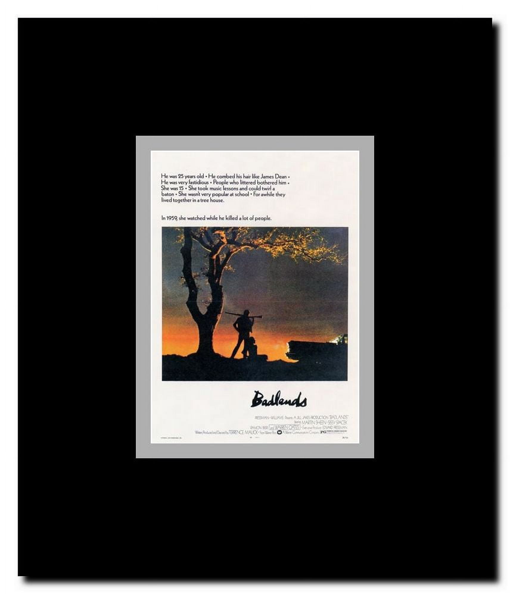 Badlands Framed Movie Poster