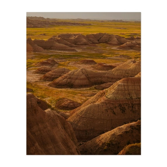 Badlands National Park II - South Dakota Photography Nature Desert Landscape Scenic Wilderness Rural Pastoral Unframed Wall Art Print 8 x 10 inches