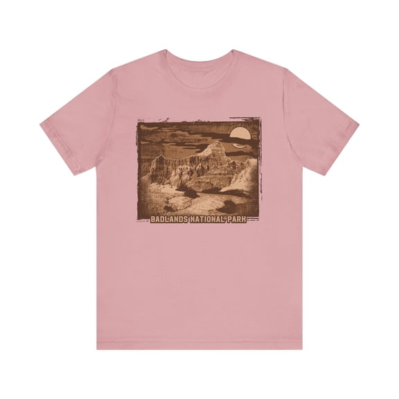 Badlands Retro Poster Graphic Design Tee, Badlands Shirt, Vintage Tees, Art Design T-Shirt, Graphic Tee, Retro Art Shirts