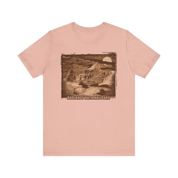 Badlands Retro Poster Graphic Design Tee, Badlands Shirt, Vintage Tees, Art Design T-Shirt, Graphic Tee, Retro Art Shirts