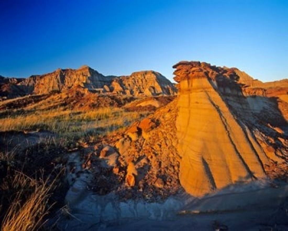 Badlands Rocks Dinosaur Provincial Park Alberta Canvas Art - Chuck Haney DanitaDelimont (20 x 16)