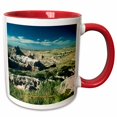 thumbnail image 1 of 3drose, Badlands, South Dakota, 11oz Two-tone Red Mug, 1 of 6