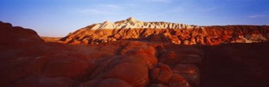 Badlands at sunset Escalante Utah USA Canvas Art - Panoramic Images (18 x 6)