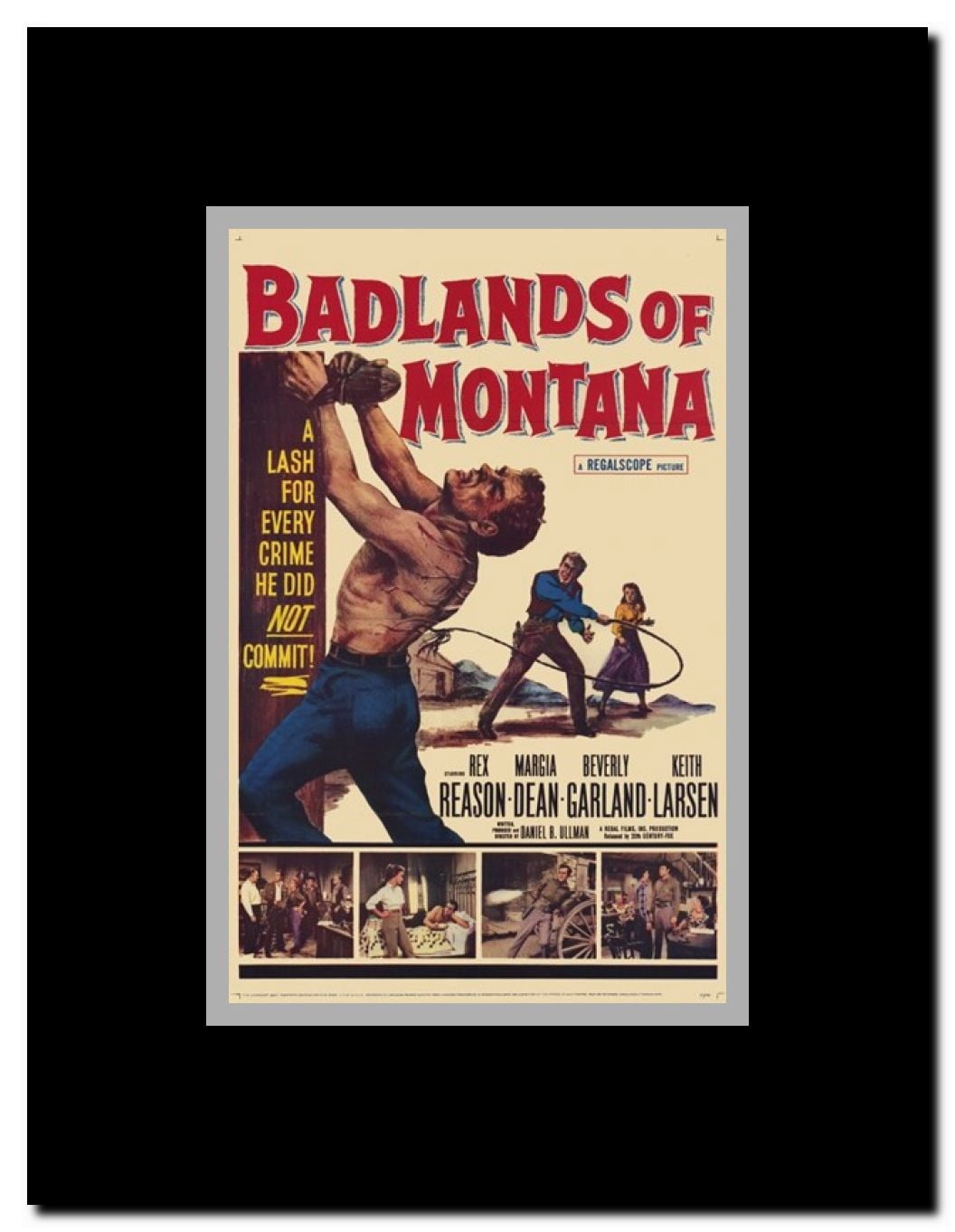Badlands of Montana Framed Movie Poster
