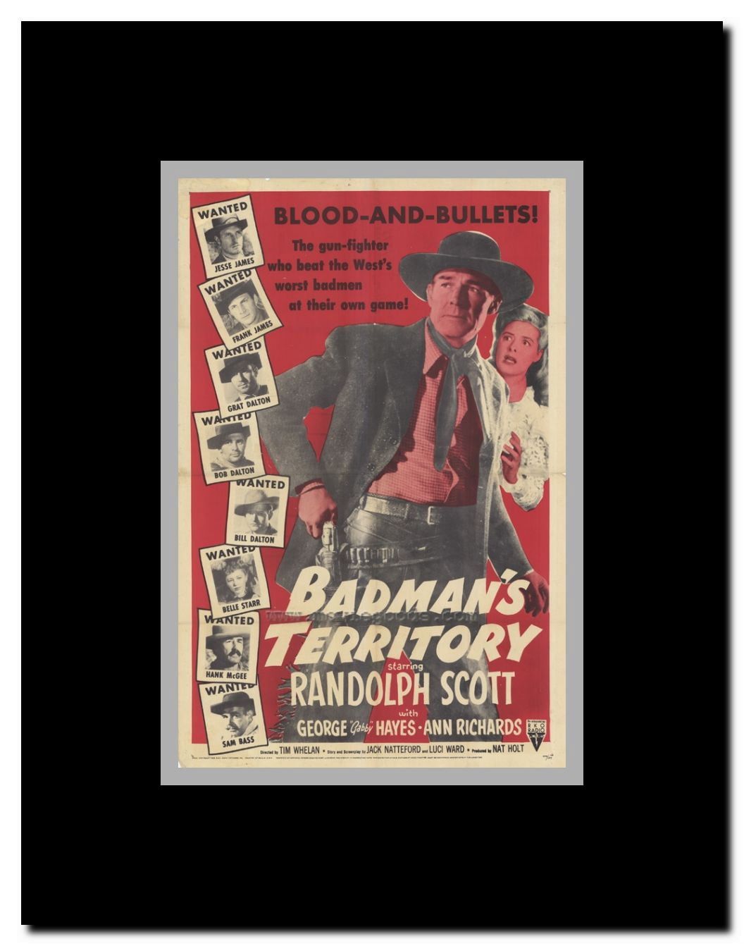 Badman's Territory Framed Movie Poster