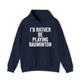thumbnail image 1 of Badminton Hoodie, Gifts, Hooded Sweatshirt, 1 of 4