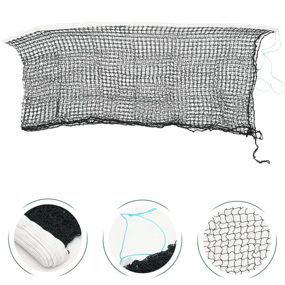 OUNONA 1Set Black Portable Foldable Badminton Net for Indoor Use Outdoor Use Sports Events Badminton Netting