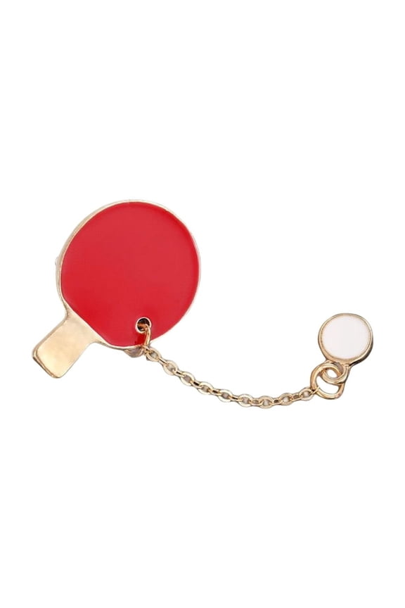 Badminton Pingpong Lapel Pins Cartoon Sports Balls Brooch Jewelry Brooch Sports Enamel Brooches for Jackets Bags Hat
