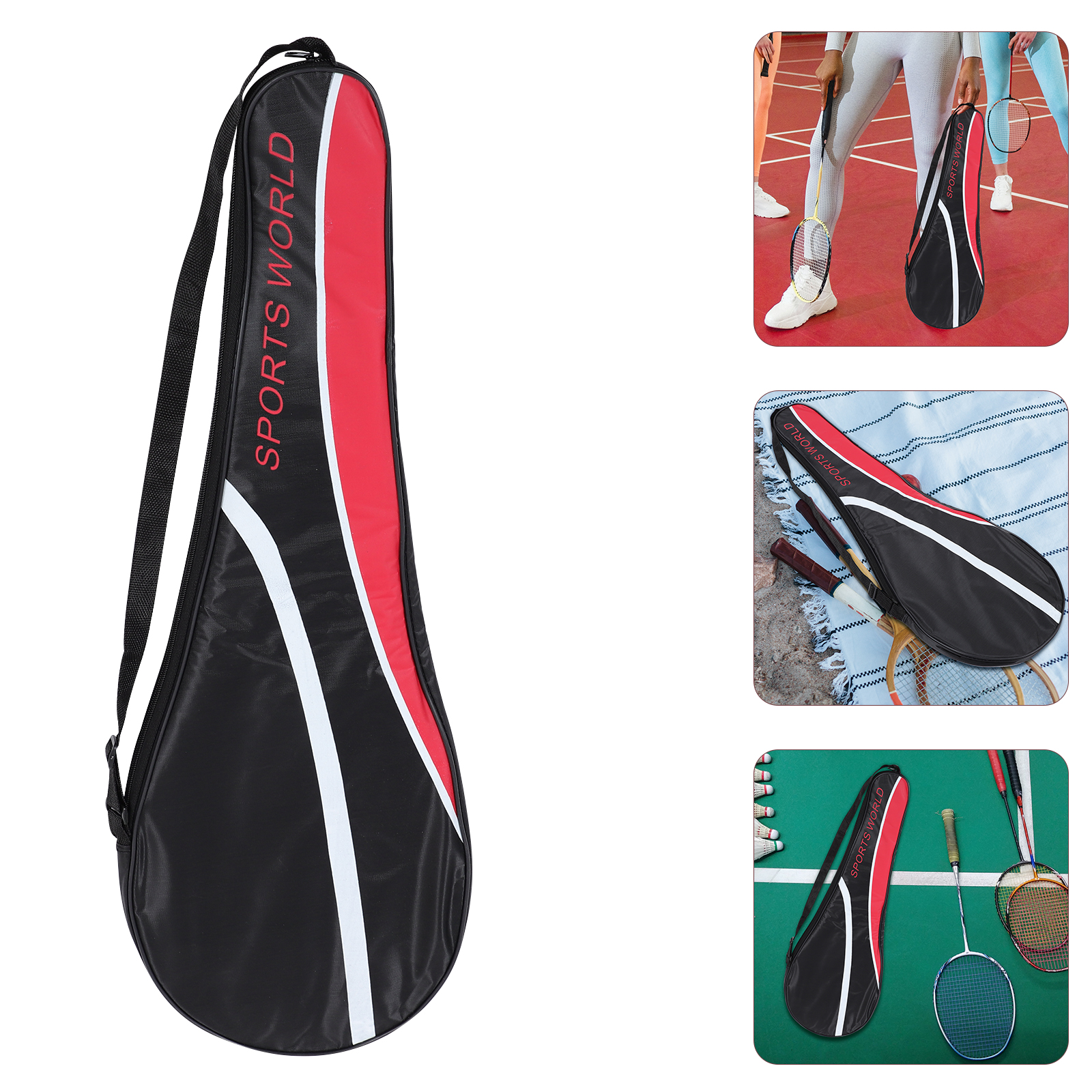 Badminton Racket Bag Badminton Storage Pouch Racket Organizing Bag