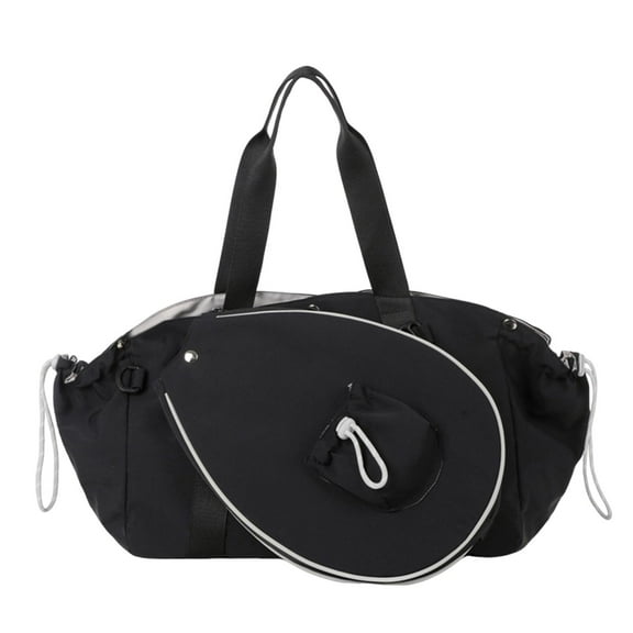 Badminton Racket Bag Tennis Bag Sports Handbag Large Capacity Nylon for Women Beginners Fitness and Gym Use