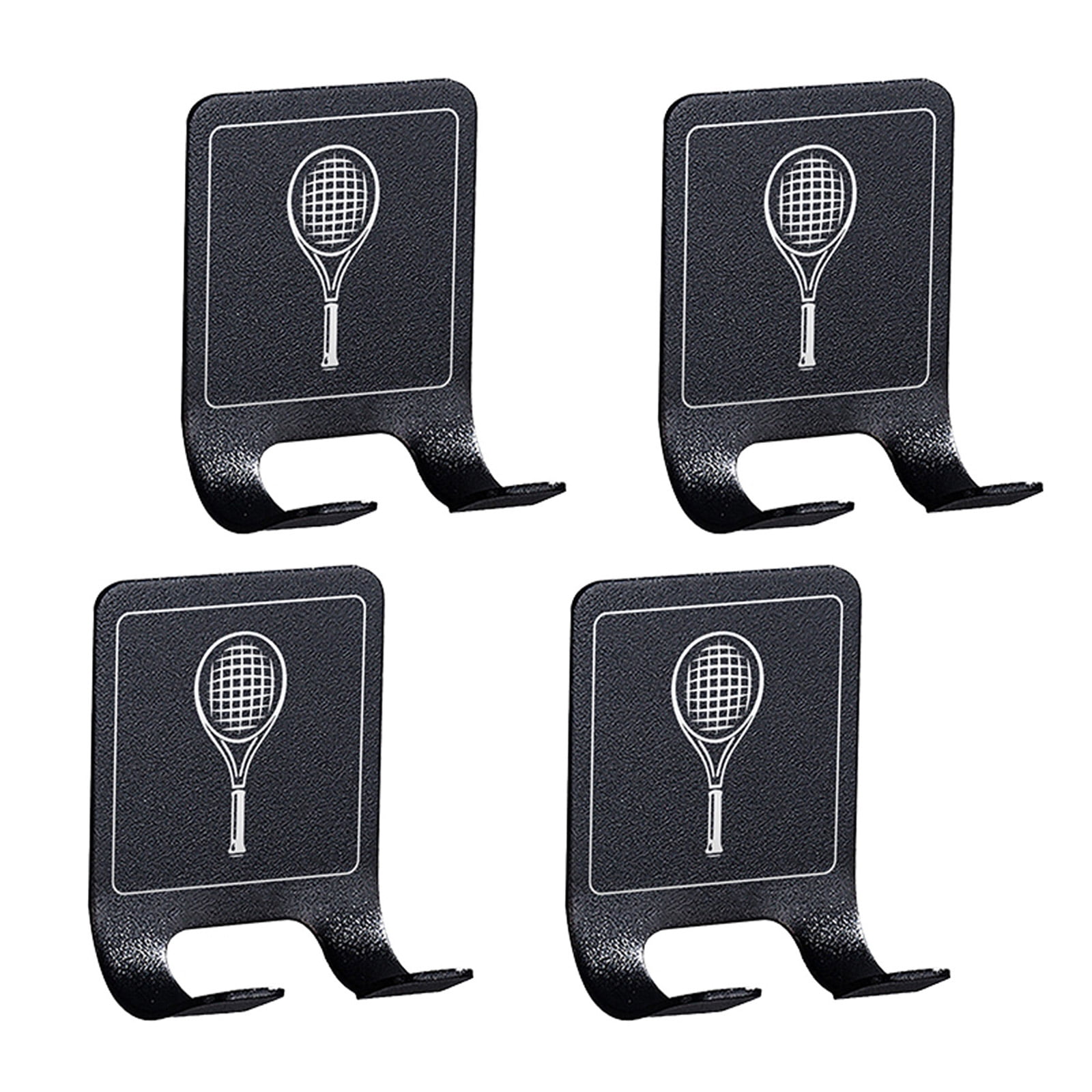 Badminton Racket Holder Stainless Steel Wall Hook Wall Mounted Racket ...