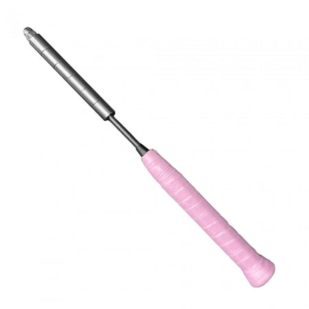 Badminton Racket Swing Trainer, Badminton Power Enhance Grip, Training Aid Force Pink