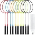 thumbnail image 1 of Badminton Set - 10 Rackets & 15 Shuttlecocks - for Adults & Teens - Lightweight Racquets for Backyard, Beach & Outdoor Games, 1 of 5