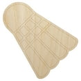 thumbnail image 1 of Badminton Shuttlecock Birdie Sport Wood Shape Unfinished Piece Cutout Craft DIY Projects - 6.25 Inch Size - 1/4 Inch Thick, 1 of 7