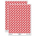 thumbnail image 1 of Badminton Shuttlecock Birdy 200+ Round Stickers - Red - Gloss Finish - 0.50" Size, 1 of 3