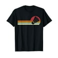 thumbnail image 1 of Badminton Shuttlecock Sunset Distressed T-Shirt, 1 of 5