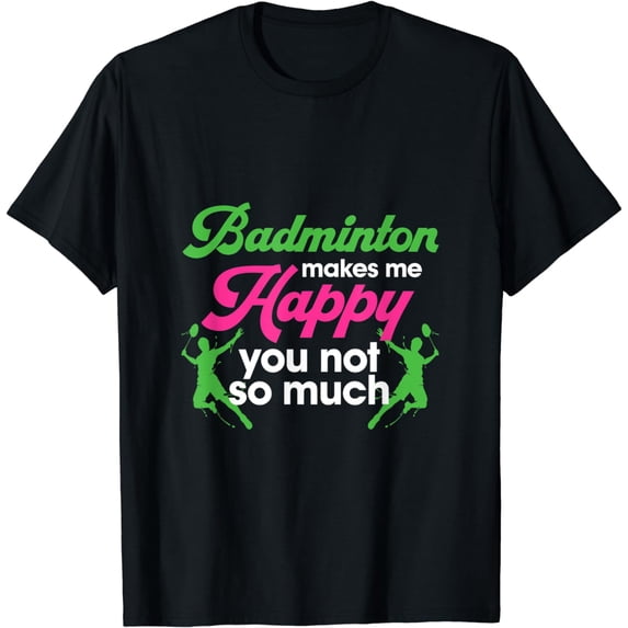 Badminton Summer Sports Outdoor Referee Umpire Shuttlecock T-Shirt
