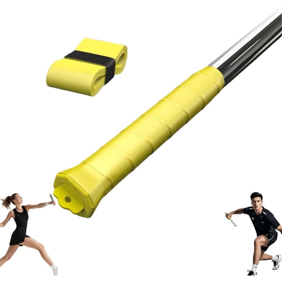 Badminton Swing Trainer, Adjustable Resistance with Sound Cues, Builds Arm Strength and Smash Power, Suitable for Solo Training Home Outdoor Practice