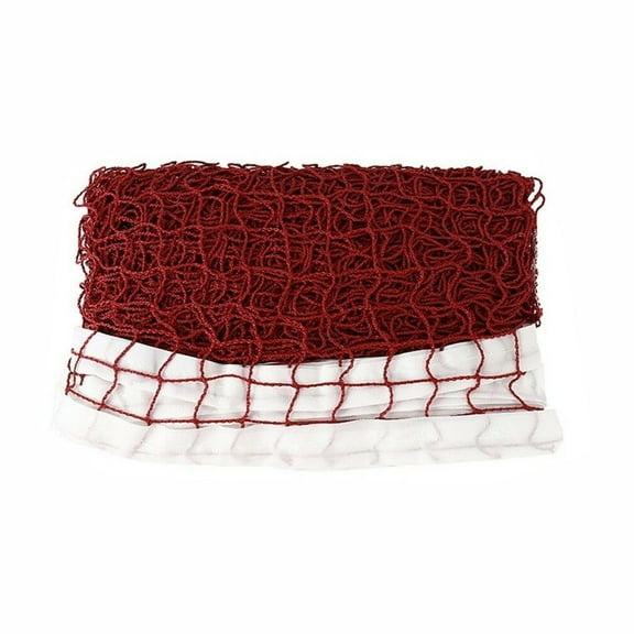 Badminton Tennis Volleyball Red Net for Beach Garden Indoor Outdoor Games Sports