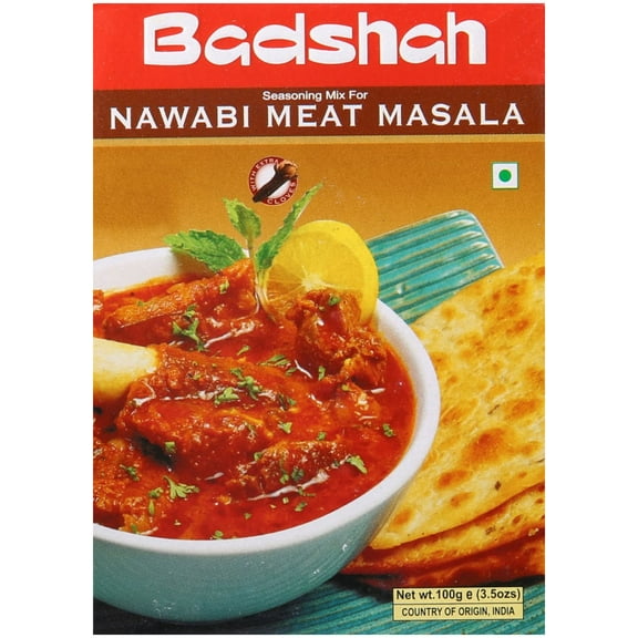 Badshah Masala Nawabi Meat Spice Mix, 3.5 oz Box
