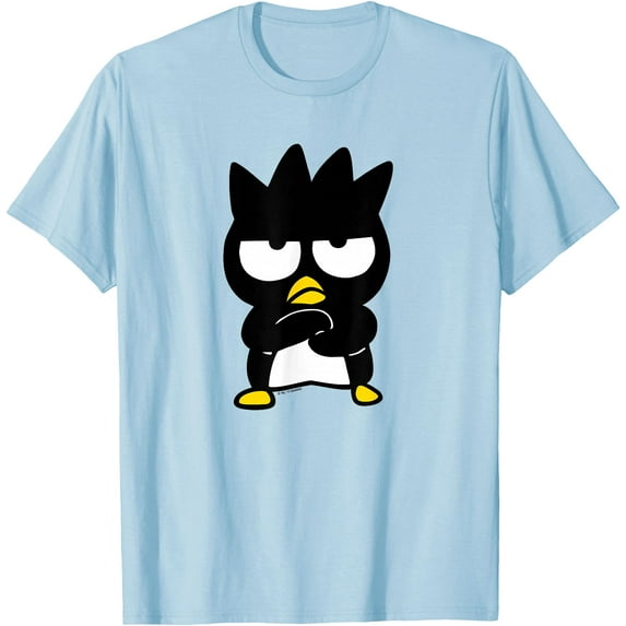 Badtz Maru Attitude DTG Print Unisex T-Shirt,Light Blue Color,Size 4XL