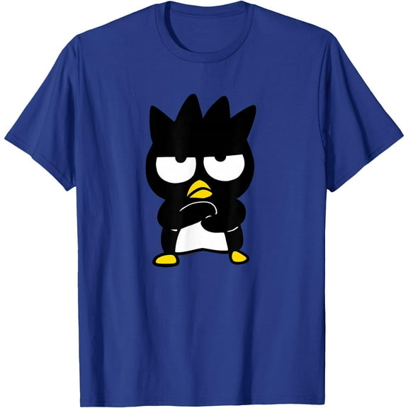 Badtz Maru Attitude DTG Print Unisex T-Shirt,Royal Blue Color,Size 2XL