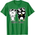 thumbnail image 1 of Badtz-Maru Best Bros Funny DTG Print Unisex T-Shirt,Irish Green Color,Size 3XL, 1 of 5