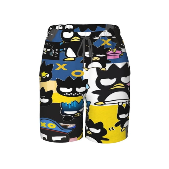 Badtz Maru Boys Swim Trunks Quick Dry Boards Shorts For Kids Beach Swim Shorts