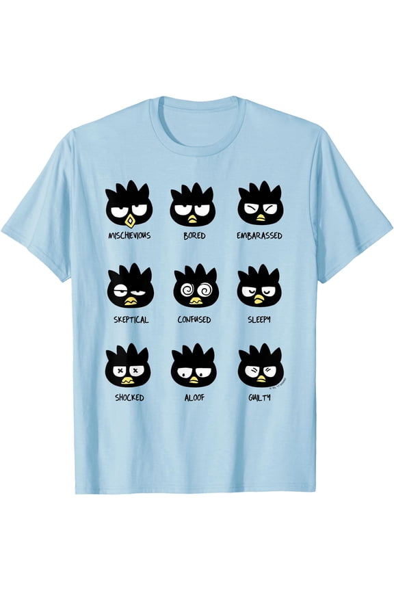 Badtz Maru Different Moods DTG Print Unisex T-Shirt