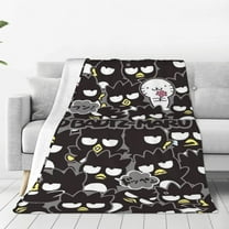 Badtz Maru Fleece Blanket Super Soft Cozy Throw Blanket 40"X30", Lightweight Fuzzy Comfy Flannel Blanket Warm Plush Throw Blankets For Couch, Sofa, Bed