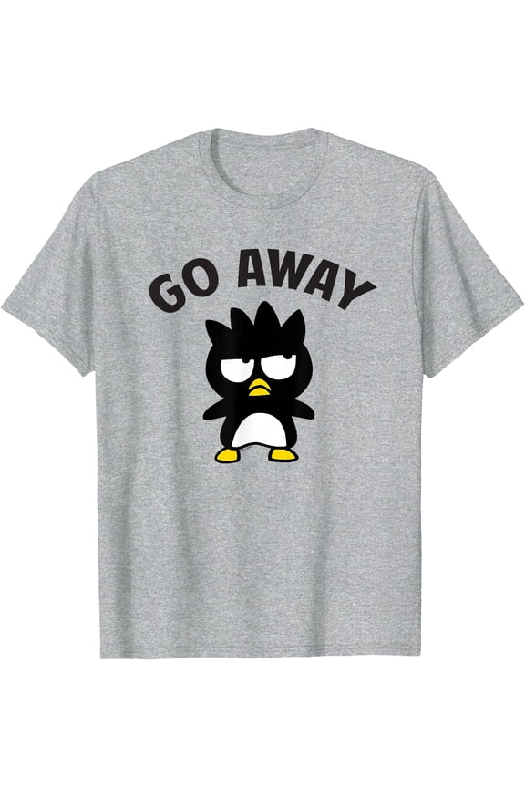 Badtz Maru Go Away DTG Print Unisex T-Shirt,Sport Grey Color,Size YL