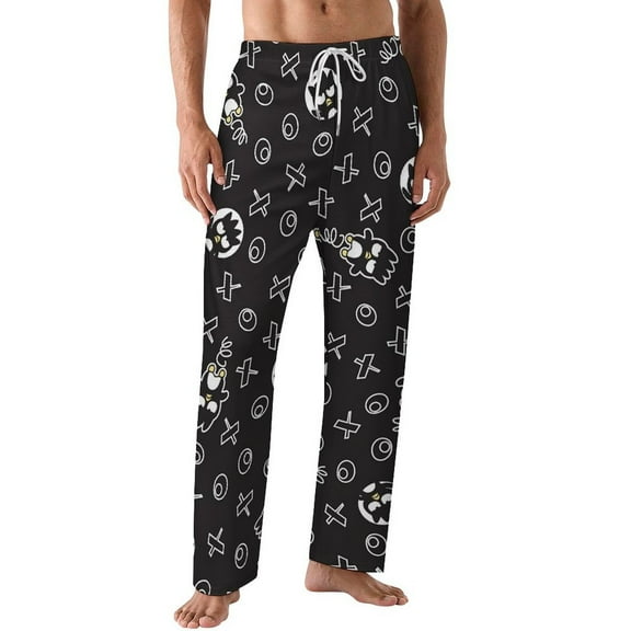 Badtz Maru Men's Pajama Pants Soft Sleepwear Loung Pants for Men Pj Bottoms with Drawstring & Pockets